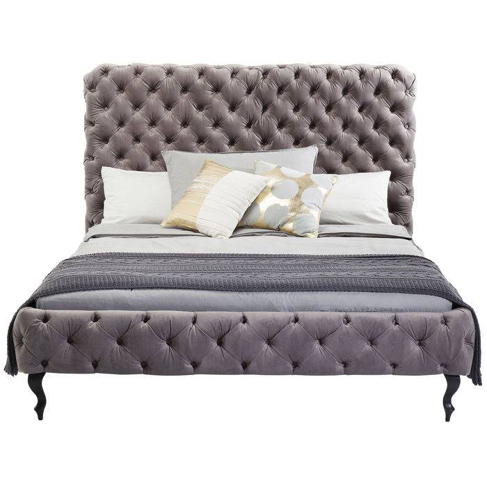 Velvet Upholstered Bed