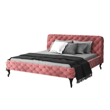 Bed Desire Velvet Mauve 160x200cm - JULIA VENCE STORE