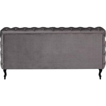 Bed Desire Velvet Silver Grey 160x200 cm - JULIA VENCE STORE