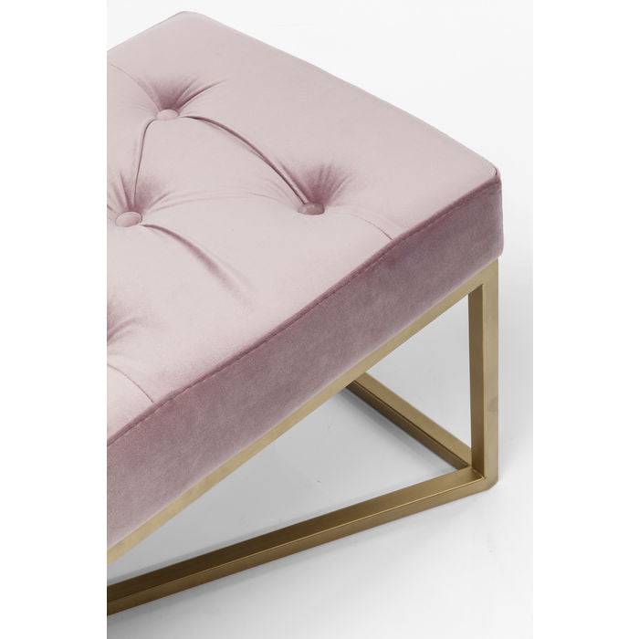 Bench Crossover Rose Brass 90x40cm - JULIA VENCE STORE