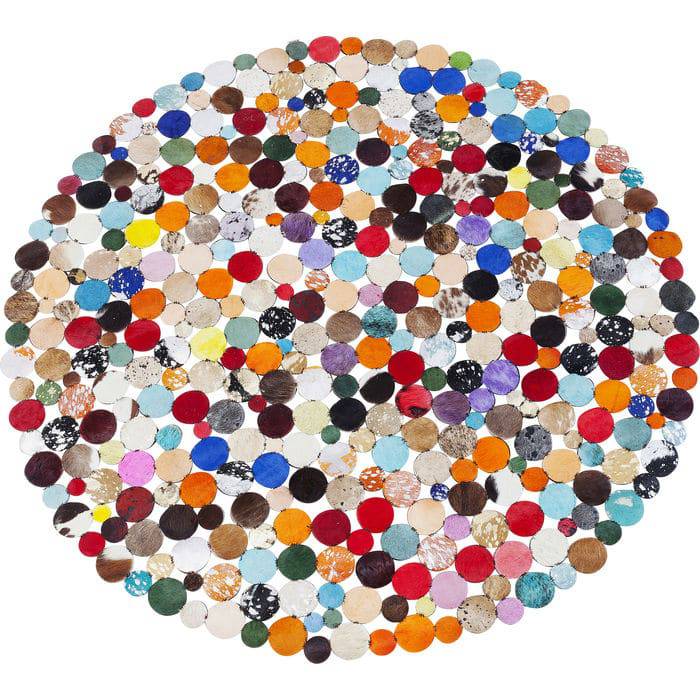 Colorful Leather Rug