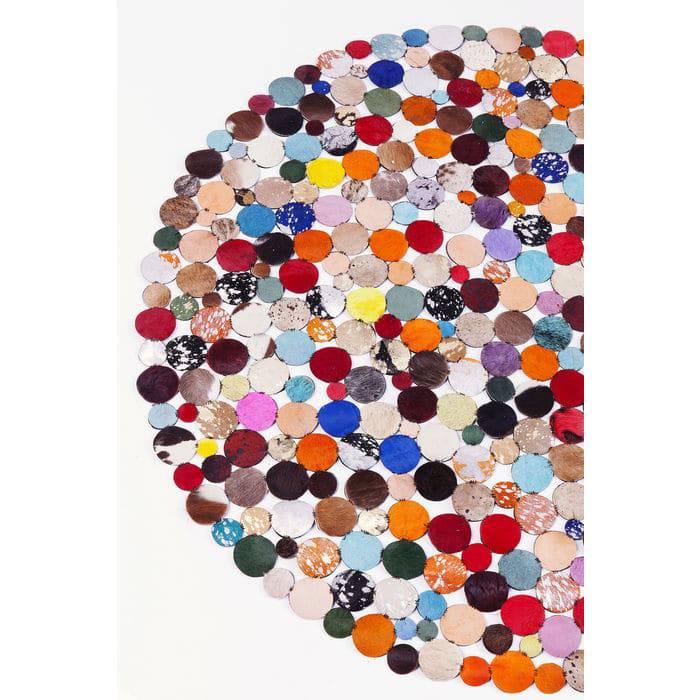 Colorful Leather Rug