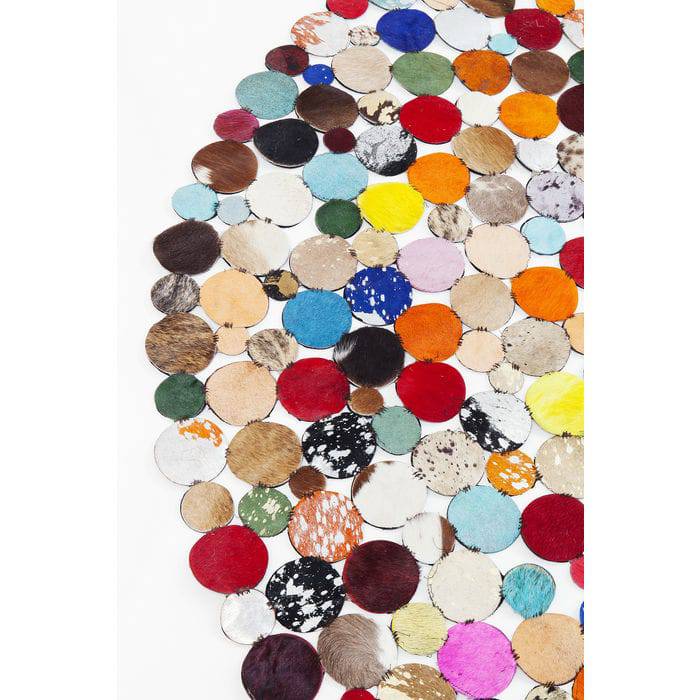 Colorful Leather Rug