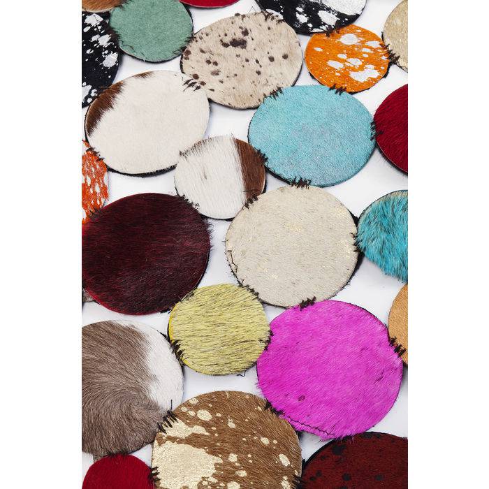 Colorful Leather Rug