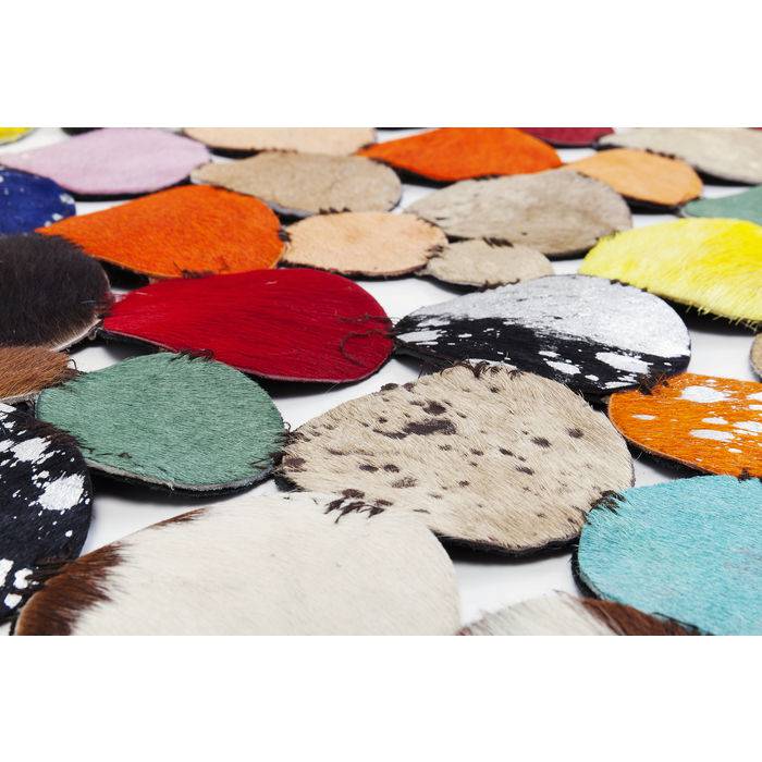 Colorful Leather Rug