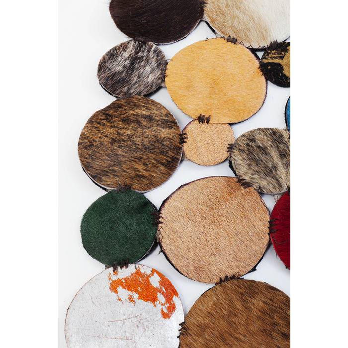 Colorful Leather Rug