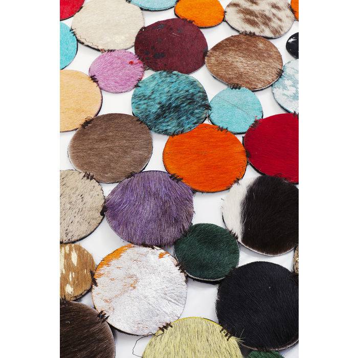 Colorful Leather Rug