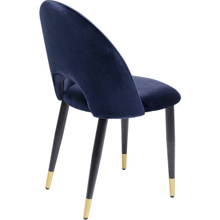 Velvet Blue Upholstered Chair