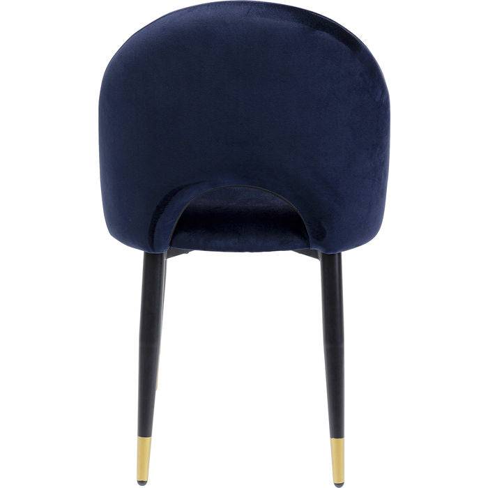 Velvet Blue Upholstered Chair