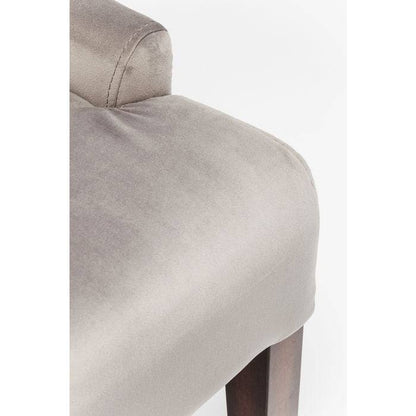 Luxurious Velvet Grey Chair