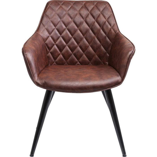 Chair with Armrest Harry Brown - JULIA VENCE STORE