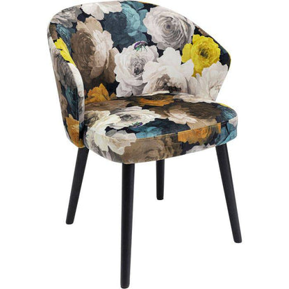 Chair with Armrest Peony Yellow