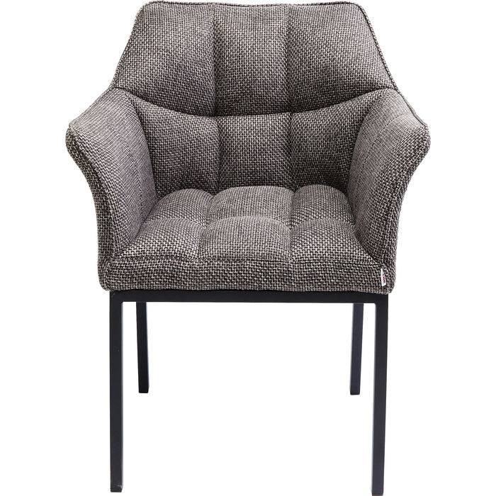 Upholstered Chair with Armrests 