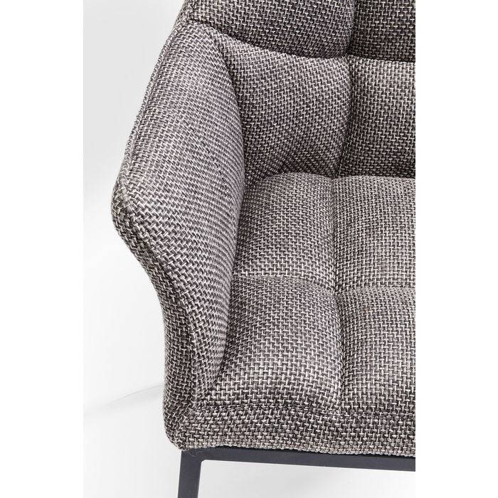 Upholstered Chair with Armrests 