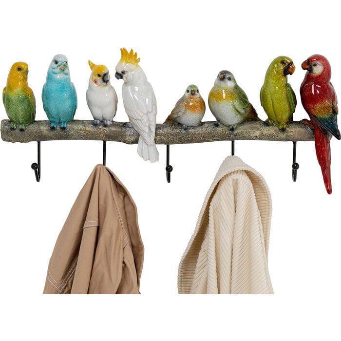 Exotic Birds Coat Rack