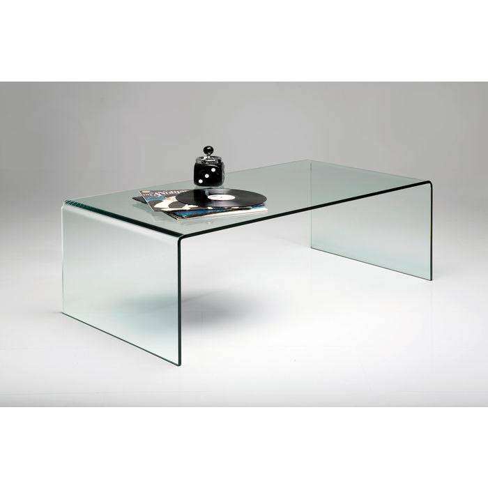 Clear Glass Coffee Table