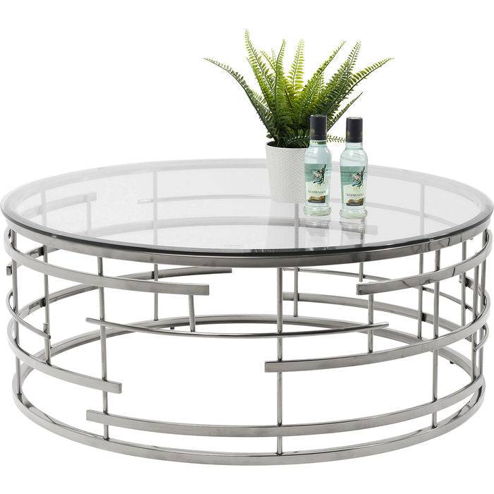 Stainless Steel Glass Coffee Table