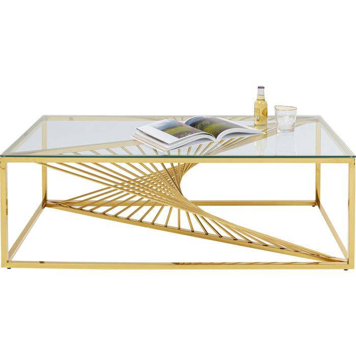 Coffee Table Laser Gold