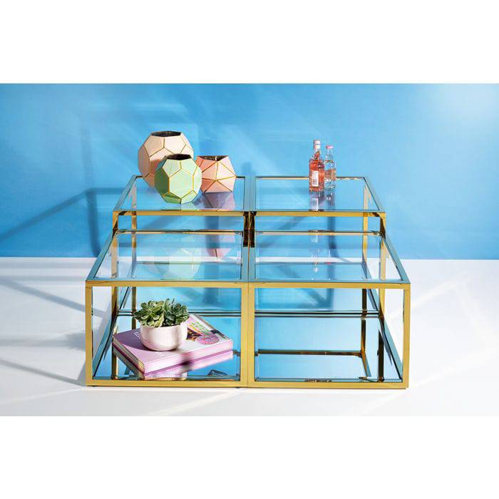 Gold Coffee Table Set