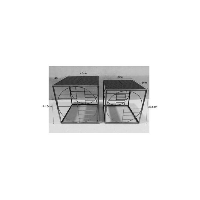 Coffee Table Techno 2 (2/Set) - JULIA VENCE STORE