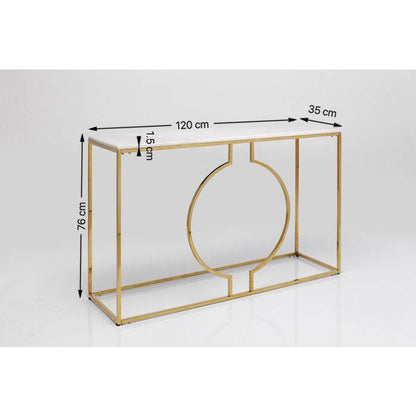 Console Miami Loft Gold 120cm - JULIA VENCE STORE