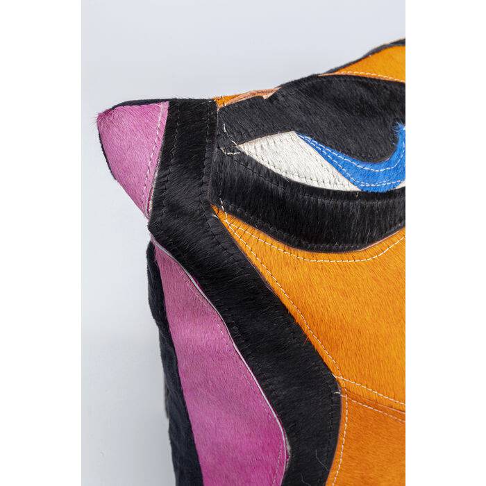 Cushion Abstract Lady Face 40x40cm - JULIA VENCE STORE