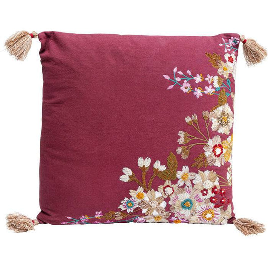 Cushion Embroidery Blossom 50x50cm - JULIA VENCE STORE