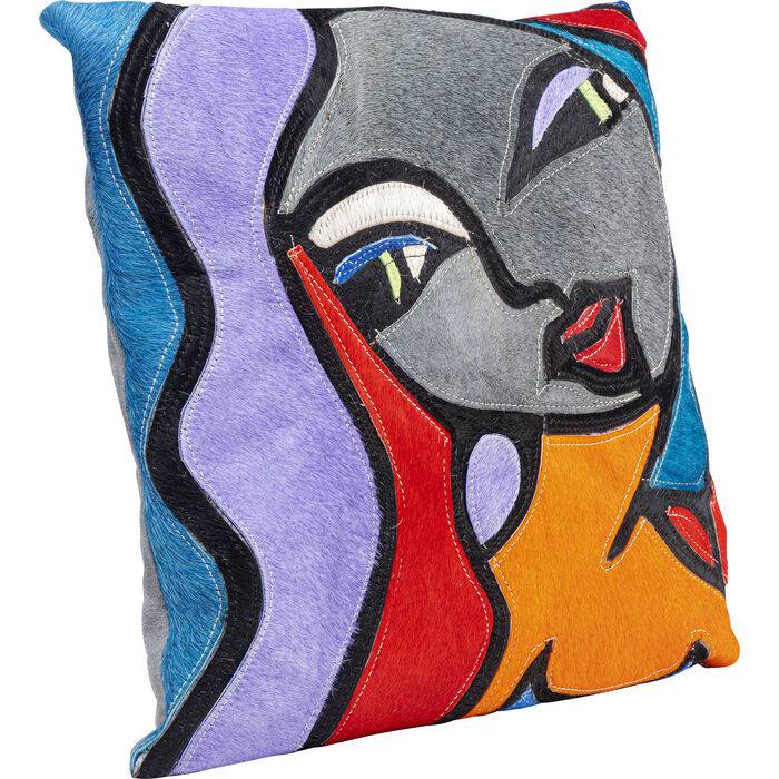 Cushion Monique Purple Hair 40x40cm - JULIA VENCE STORE