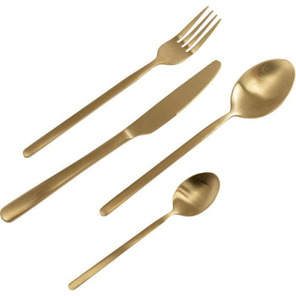 Cutlery Gloria Matt Gold (16-part) - JULIA VENCE STORE