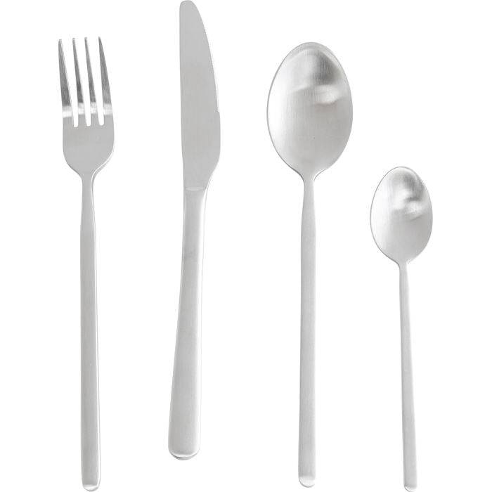 Cutlery Gloria Matt Silver (16/part) - JULIA VENCE STORE