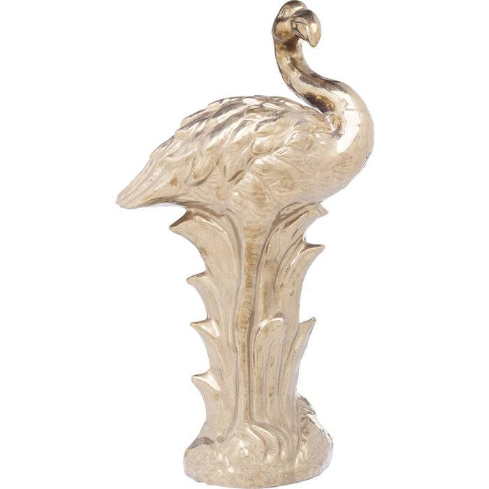 Deco Figurine Flamingo Front Gold - JULIA VENCE STORE