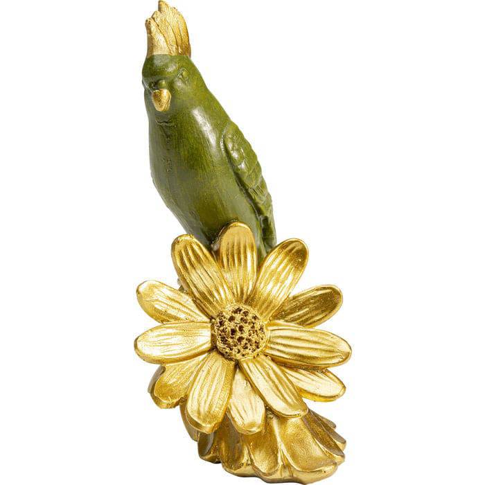 Deco Figurine Flower Parrot - JULIA VENCE STORE