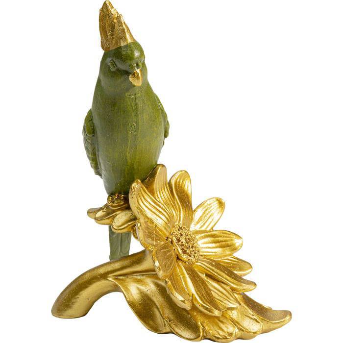 Deco Figurine Flower Parrot - JULIA VENCE STORE