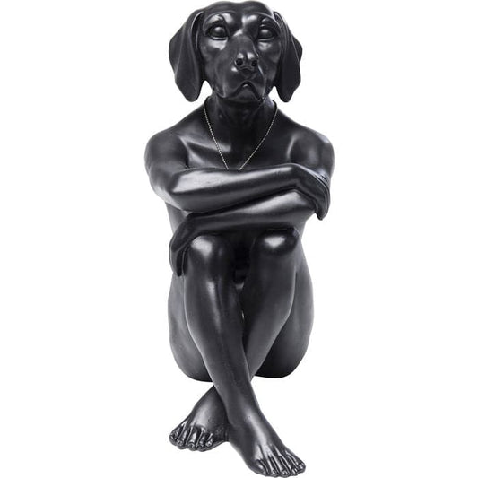 Deco Figurine Gangster Dog Black - JULIA VENCE STORE