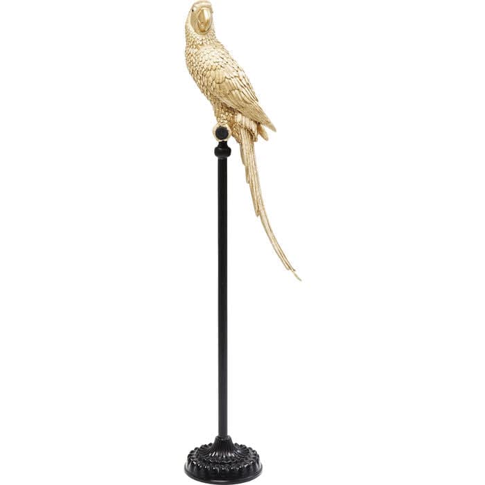 Deco Figurine Parrot Gold 116cm - JULIA VENCE STORE