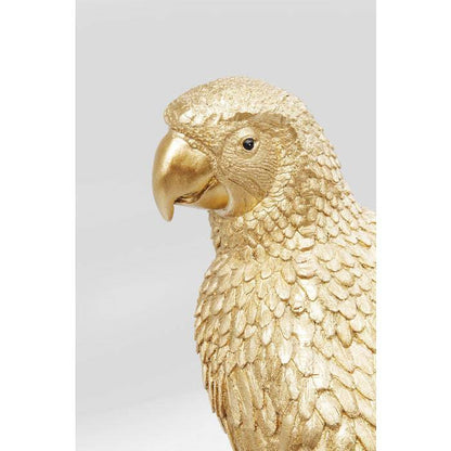 Deco Figurine Parrot Gold 116cm - JULIA VENCE STORE