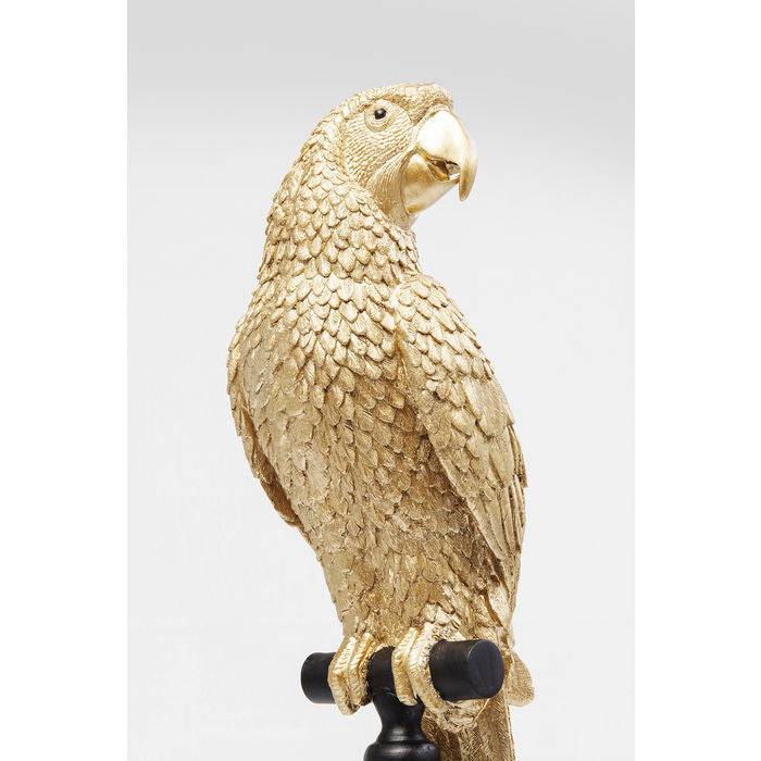 Deco Figurine Parrot Gold 116cm - JULIA VENCE STORE