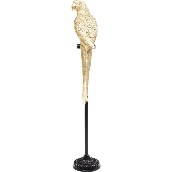 Deco Figurine Parrot Gold 116cm - JULIA VENCE STORE