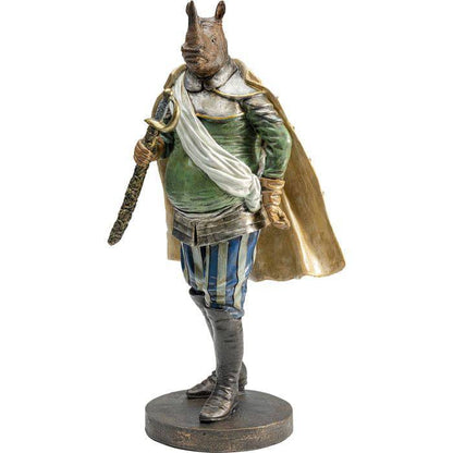 Deco Figurine Sir Rhino Standing - JULIA VENCE STORE