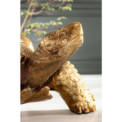 Gold Turtle Deco Figurine