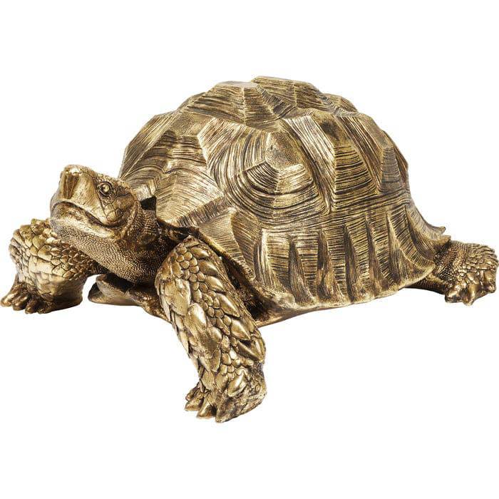 Gold Turtle Deco Figurine