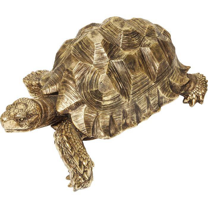 Gold Turtle Deco Figurine