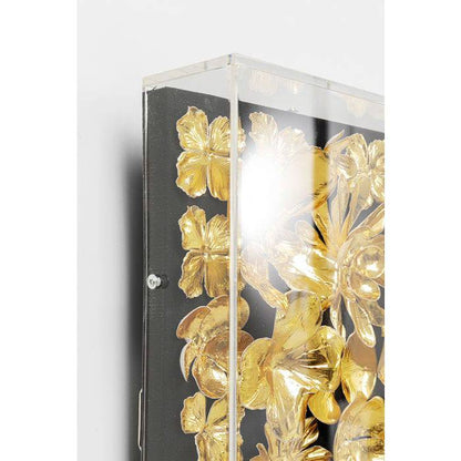 Deco Frame Gold Flower 80x80cm - JULIA VENCE STORE