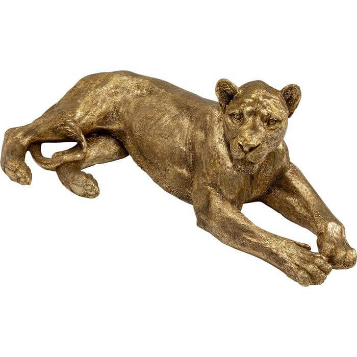 Deco Object Lion Gold 113cm - JULIA VENCE STORE