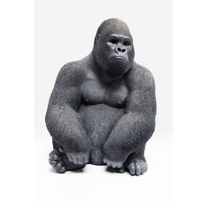 Deco Object Monkey Gorilla Side Medium Black - JULIA VENCE STORE