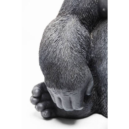 Deco Object Monkey Gorilla Side Medium Black - JULIA VENCE STORE