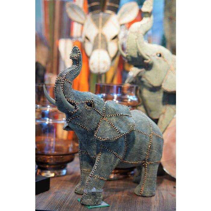 Deco Object Walking Elephant Pearls Big - JULIA VENCE STORE