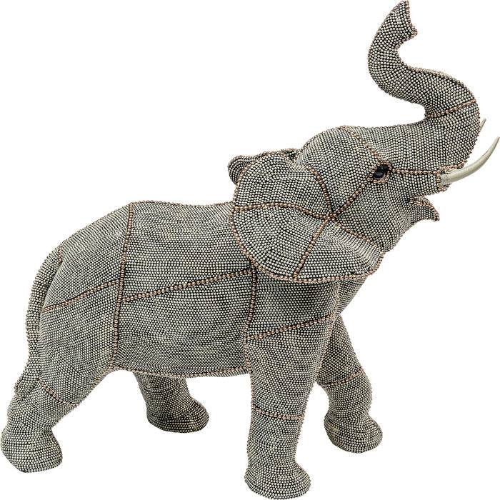 Deco Object Walking Elephant Pearls Big - JULIA VENCE STORE