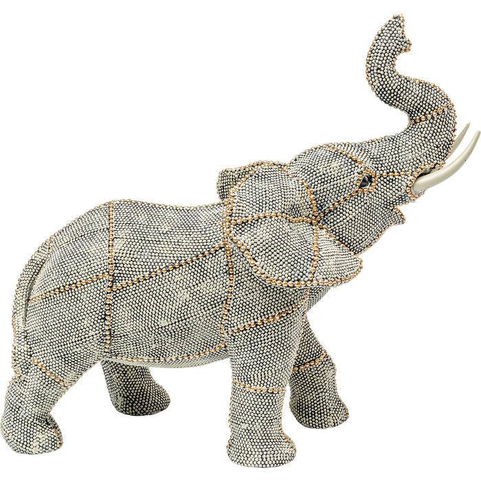 Deco Object Walking Elephant Pearls Small - JULIA VENCE STORE