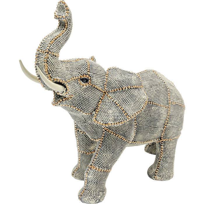 Deco Object Walking Elephant Pearls Small - JULIA VENCE STORE